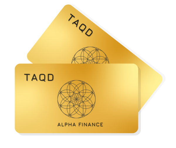 Gold TAQD NFC Business Card